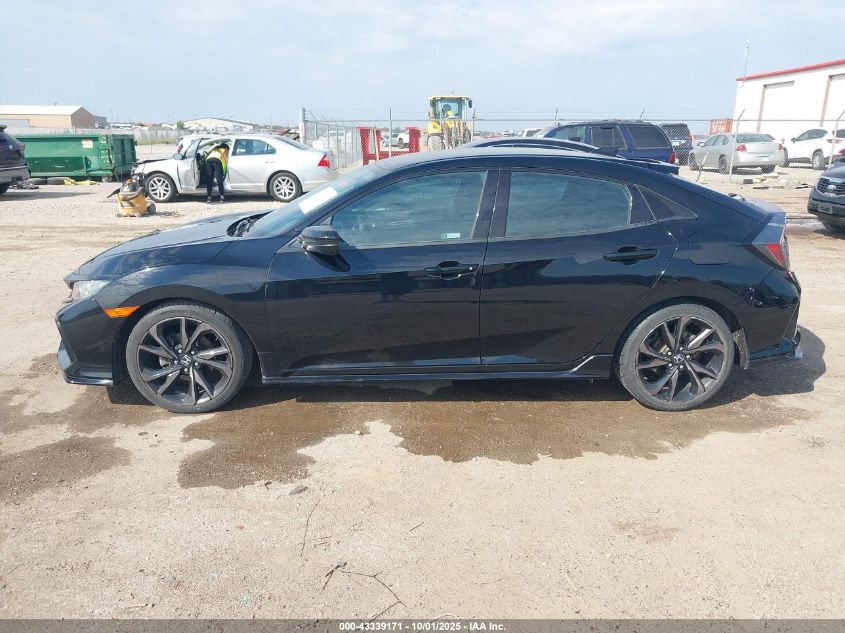 2018 Honda Civic Sport VIN: SHHFK7H42JU240933 Lot: 43339171