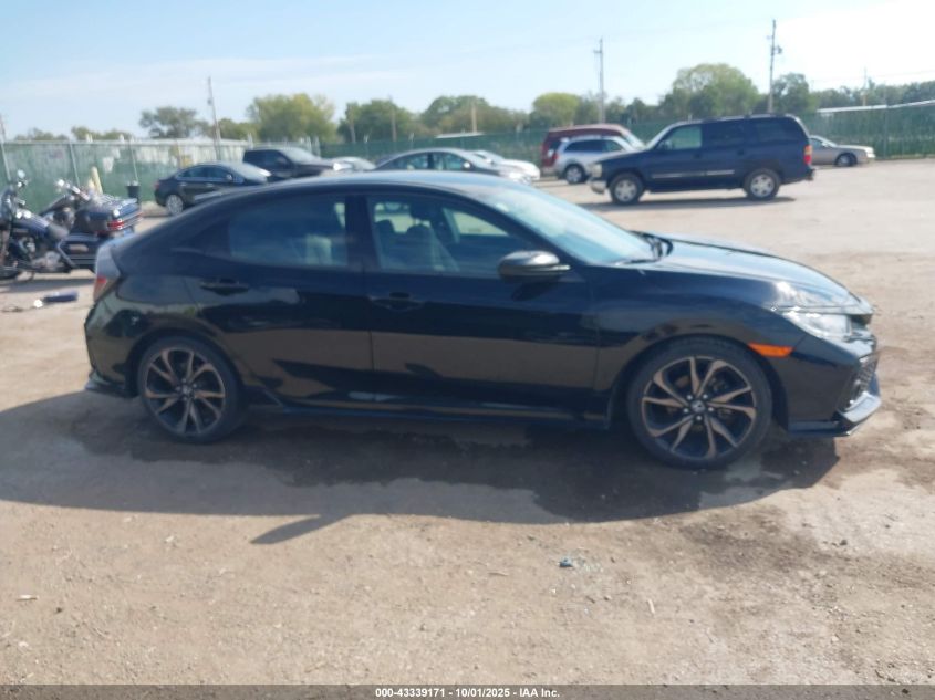 2018 Honda Civic Sport VIN: SHHFK7H42JU240933 Lot: 43339171