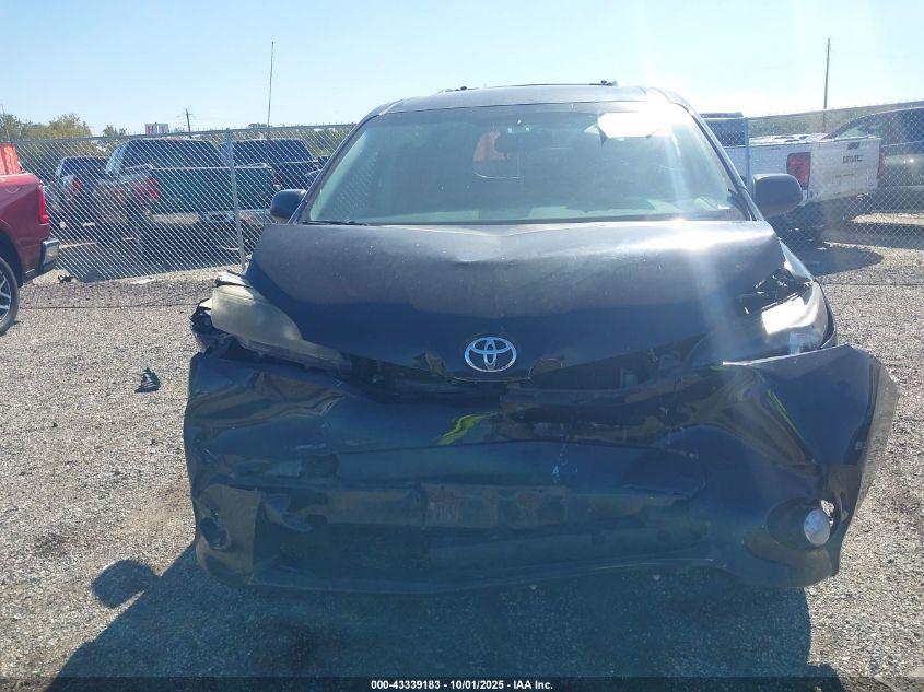 2012 Toyota Sienna Se 8 Passenger VIN: 5TDXK3DC6CS189981 Lot: 43339183