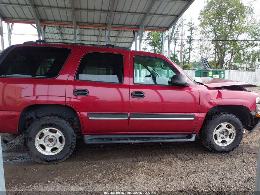 2006 Chevrolet Tahoe Ls VIN: 1GNEK13T96R136084 Lot: 43339186