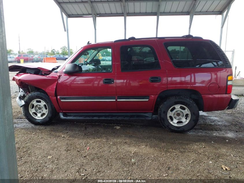 2006 Chevrolet Tahoe Ls VIN: 1GNEK13T96R136084 Lot: 43339186