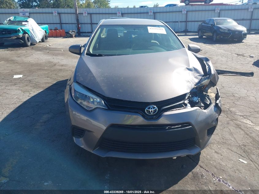 2014 Toyota Corolla Le VIN: 2T1BURHE4EC014952 Lot: 43339269