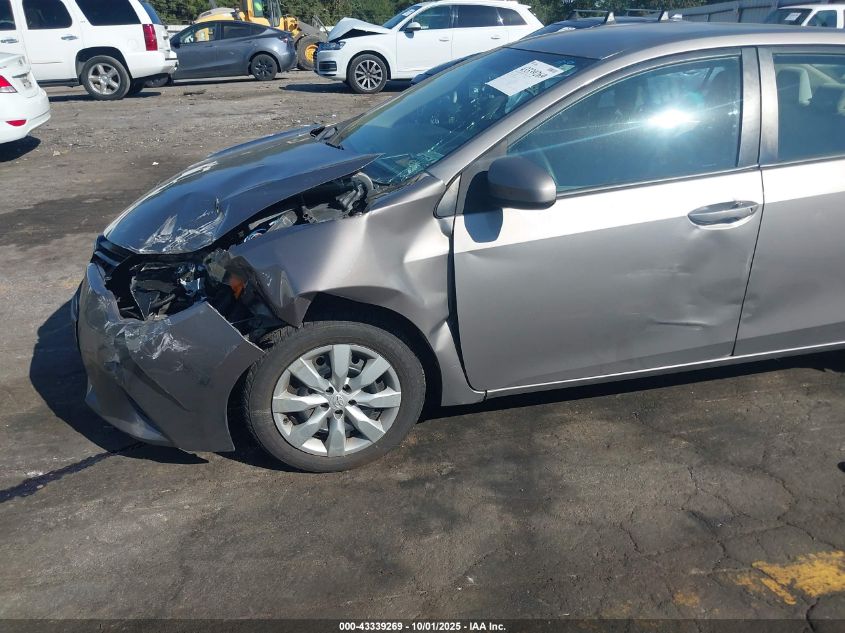 2014 Toyota Corolla Le VIN: 2T1BURHE4EC014952 Lot: 43339269