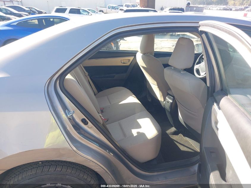 2014 Toyota Corolla Le VIN: 2T1BURHE4EC014952 Lot: 43339269