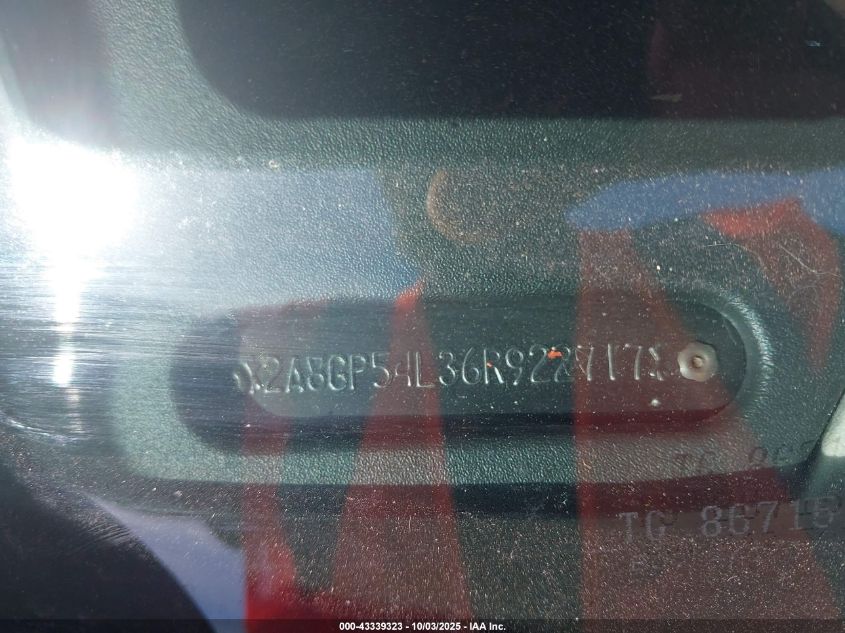 2006 Chrysler Town & Country Touring VIN: 2A8GP54L36R922717 Lot: 43339323