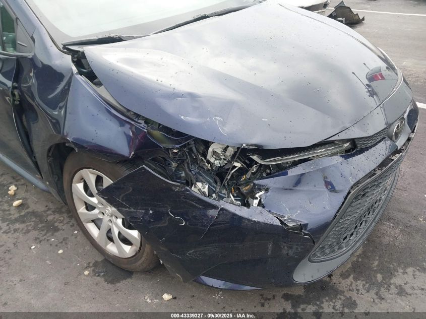 2020 Toyota Corolla Le VIN: 5YFEPRAE4LP034159 Lot: 43339327