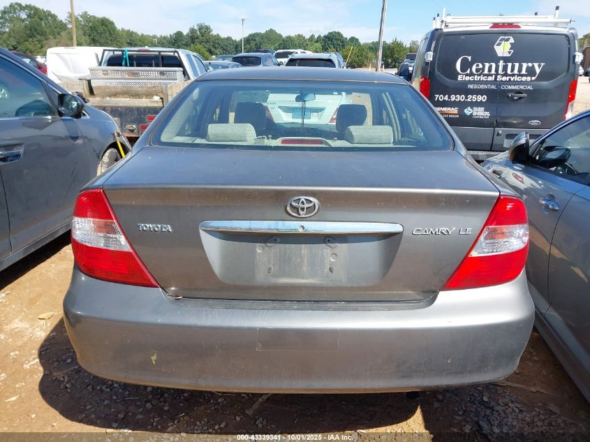 2003 Toyota Camry Le/Xle/Se VIN: 4T1BE32KX3U655866 Lot: 43339341