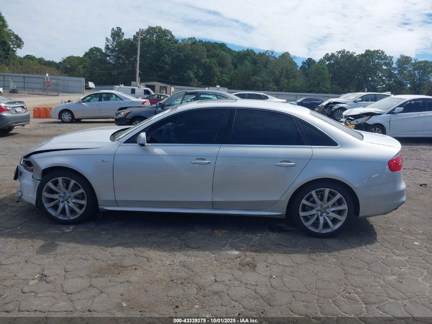2014 Audi A4 2.0T Premium VIN: WAUAFAFL4EN043676 Lot: 43339379
