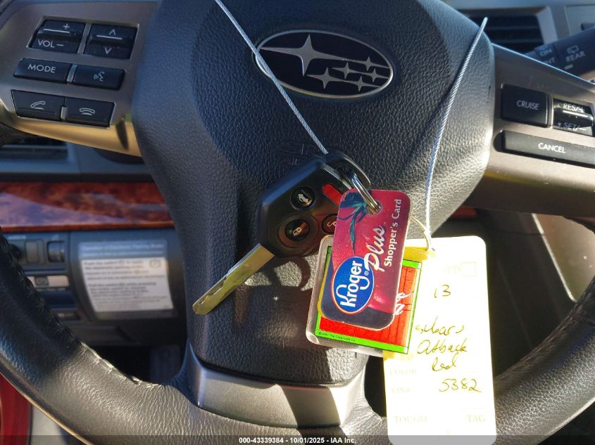 2012 Subaru Outback 2.5I Limited VIN: 4S4BRBKC4C3285382 Lot: 43339384