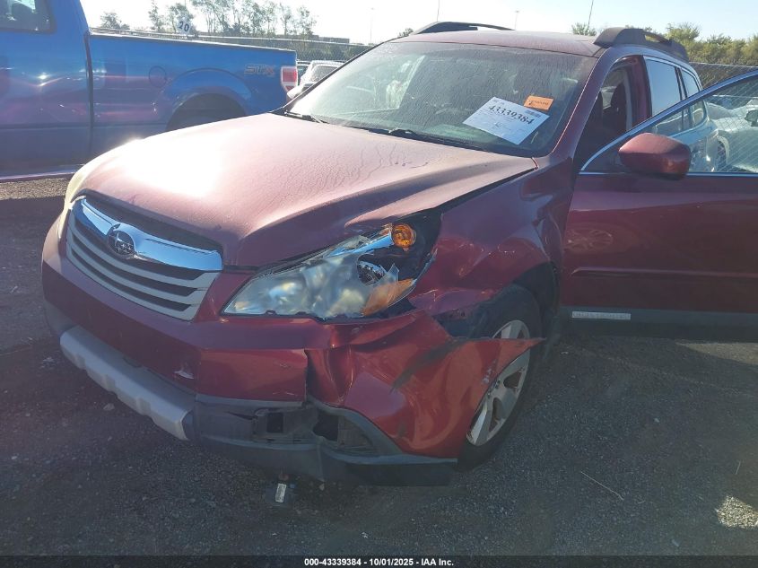 2012 Subaru Outback 2.5I Limited VIN: 4S4BRBKC4C3285382 Lot: 43339384