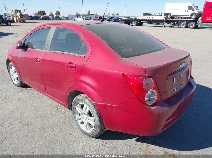 Vin: 1g1ja5sh4c4113778, lot: 43834101, chevrolet sonic 2ls 20123