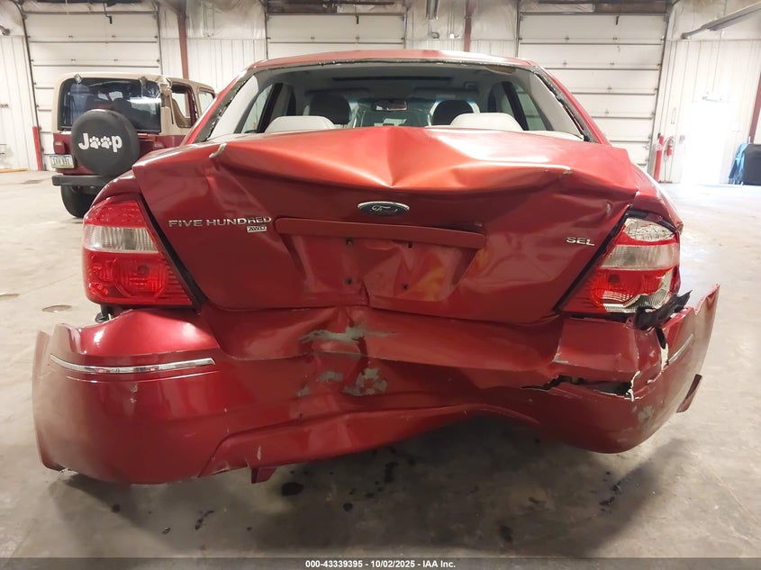 2006 Ford Five Hundred Sel VIN: 1FAHP27106G138572 Lot: 43339395