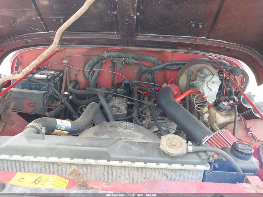 1993 Jeep Wrangler / Yj S VIN: 1J4FY19P6PP245034 Lot: 43339399