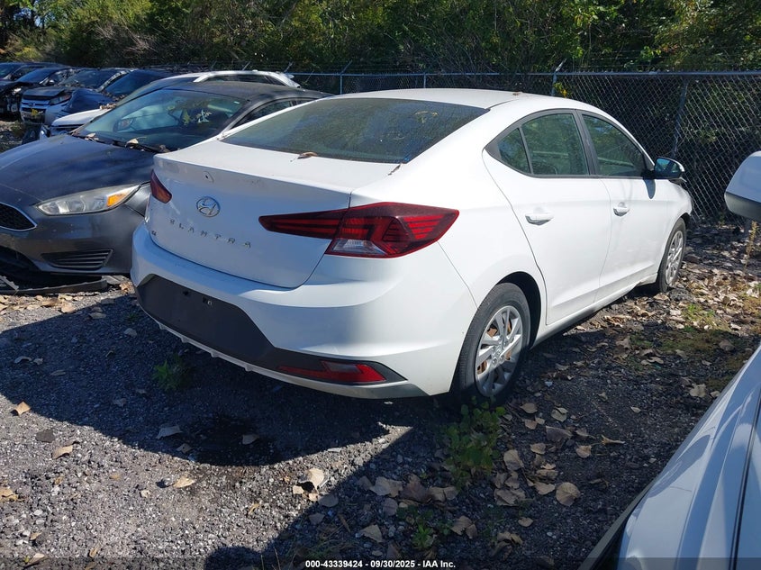 2019 HYUNDAI ELANTRA SE - 5NPD74LF9KH425730