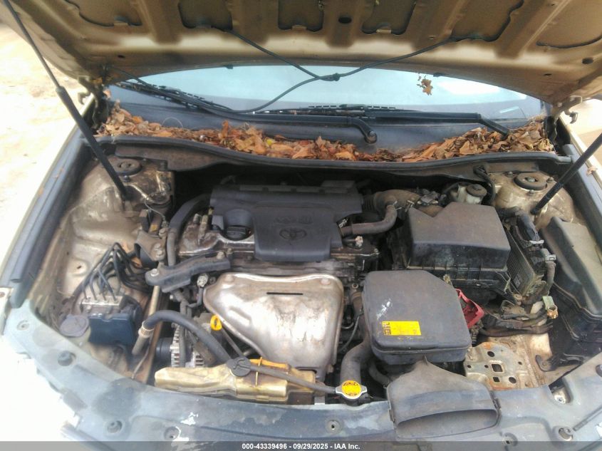 2012 Toyota Camry L VIN: 4T1BF1FKXCU578380 Lot: 43339496