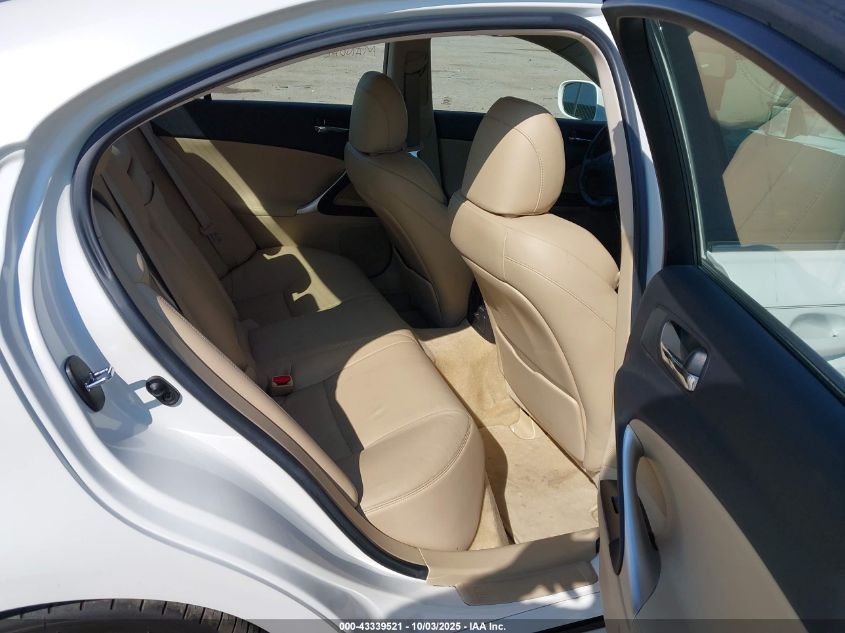 2007 Lexus Is 250 VIN: JTHBK262872055008 Lot: 43339521