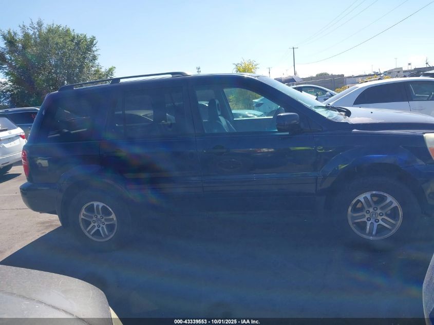 2004 Honda Pilot Ex-L VIN: 2HKYF18574H555012 Lot: 43339553