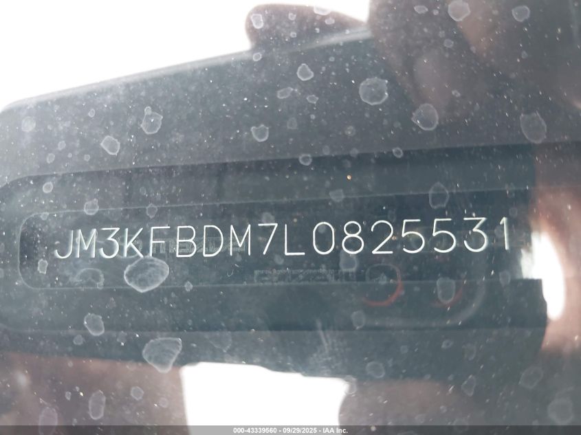 2020 Mazda Cx-5 Grand Touring VIN: JM3KFBDM7L0825531 Lot: 43339560