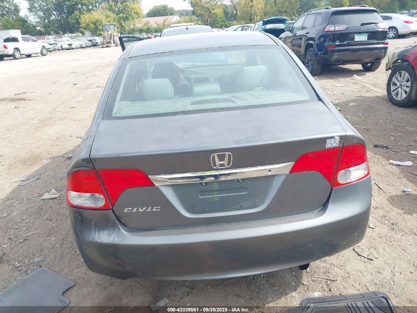 2009 Honda Civic Lx VIN: 2HGFA16529H310936 Lot: 43339561