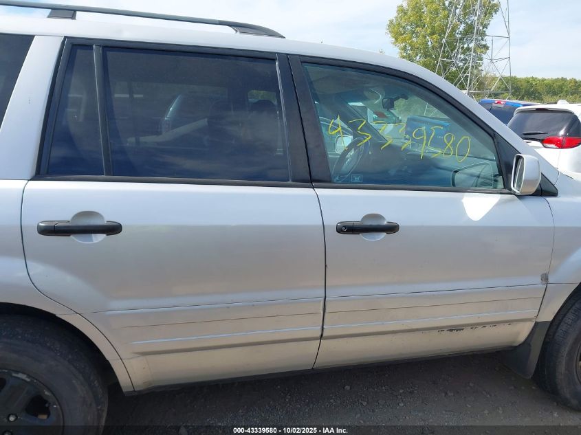 2003 Honda Pilot Ex VIN: 2HKYF18453H515825 Lot: 43339580