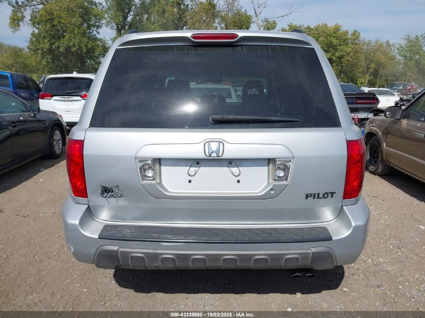 2003 Honda Pilot Ex VIN: 2HKYF18453H515825 Lot: 43339580