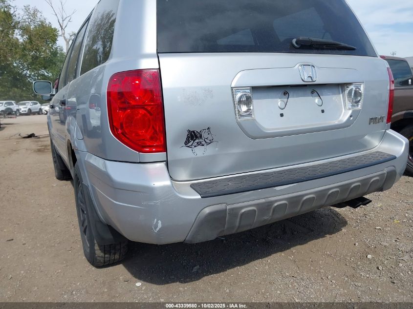 2003 Honda Pilot Ex VIN: 2HKYF18453H515825 Lot: 43339580