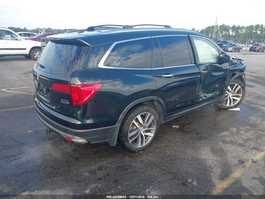 2016 HONDA PILOT ELITE - 5FNYF6H09GB072285