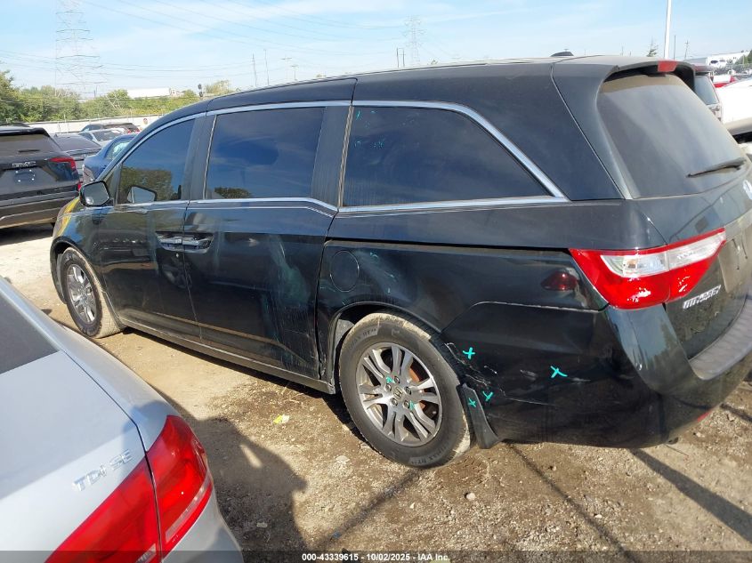 2012 Honda Odyssey Ex-L VIN: 5FNRL5H64CB111256 Lot: 43339615