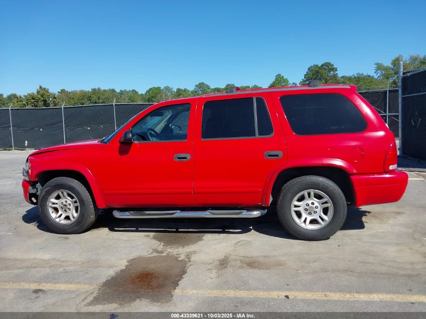 2003 Dodge Durango Slt VIN: 1D4HR48Z93F600653 Lot: 43339621