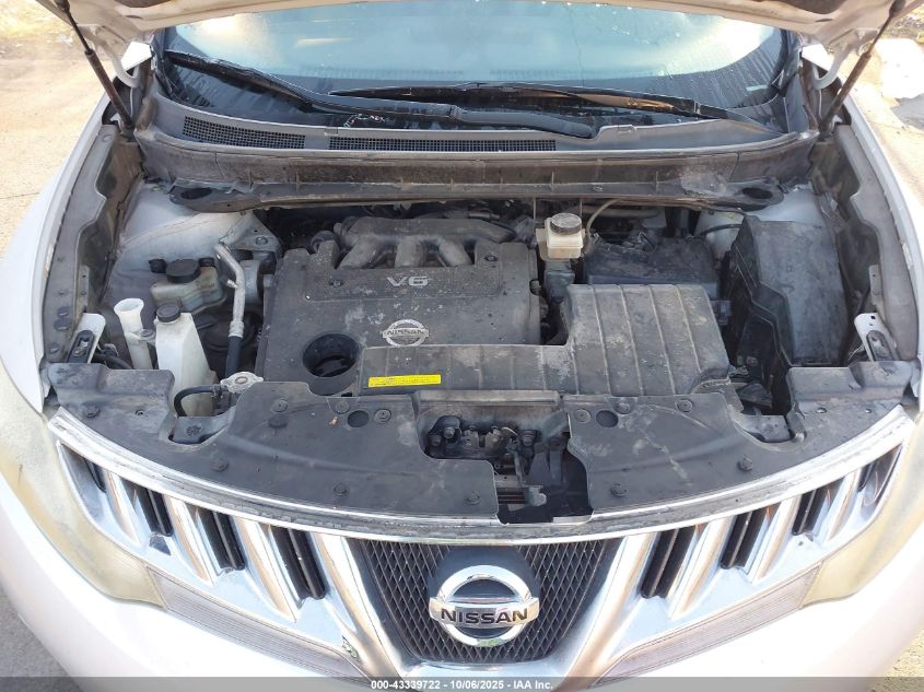 2009 Nissan Murano Sl VIN: JN8AZ18U19W021901 Lot: 43339722