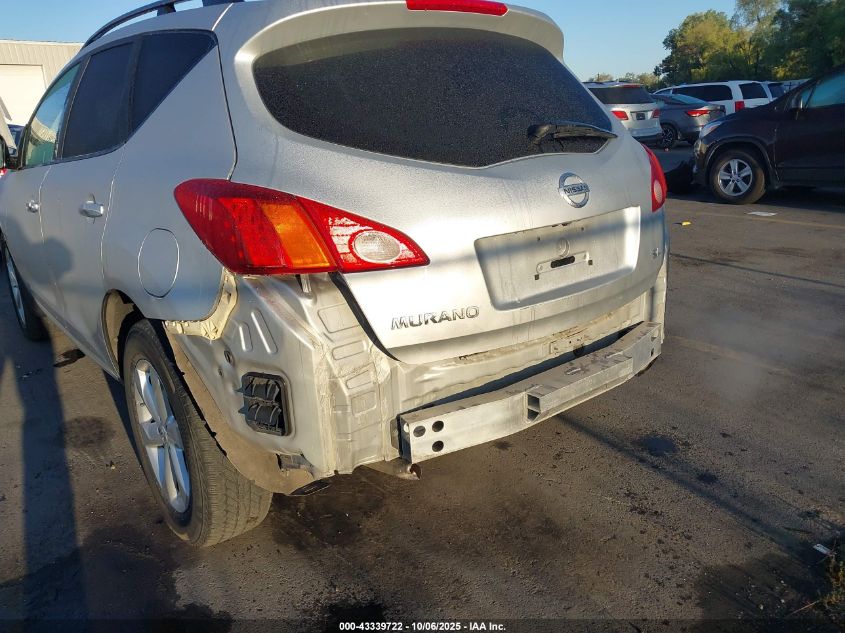 2009 Nissan Murano Sl VIN: JN8AZ18U19W021901 Lot: 43339722
