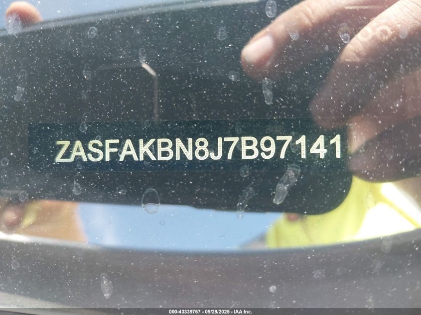 2018 Alfa Romeo Stelvio Ti Awd VIN: ZASFAKBN8J7B97141 Lot: 43339767