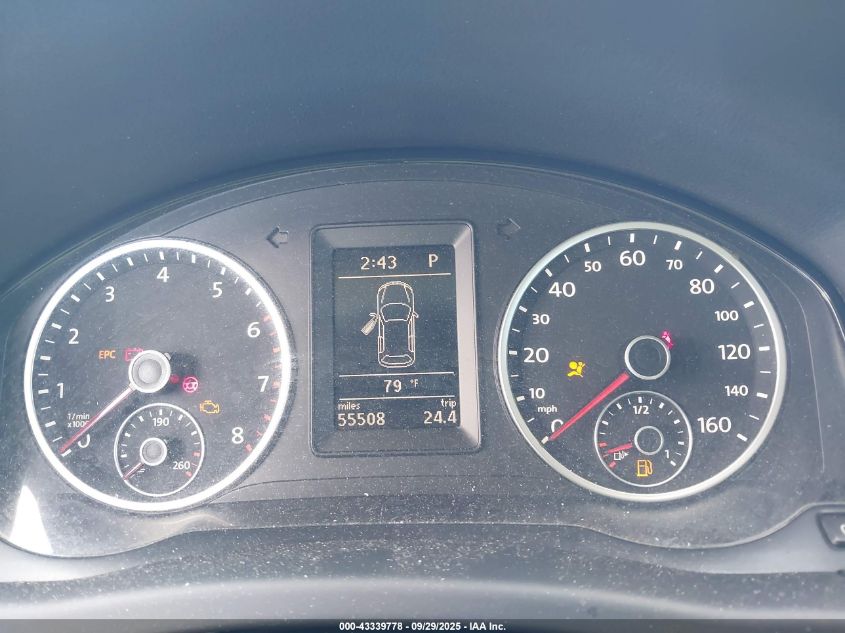 2012 Volkswagen Tiguan Le VIN: WVGAV7AX3CW581386 Lot: 43339778