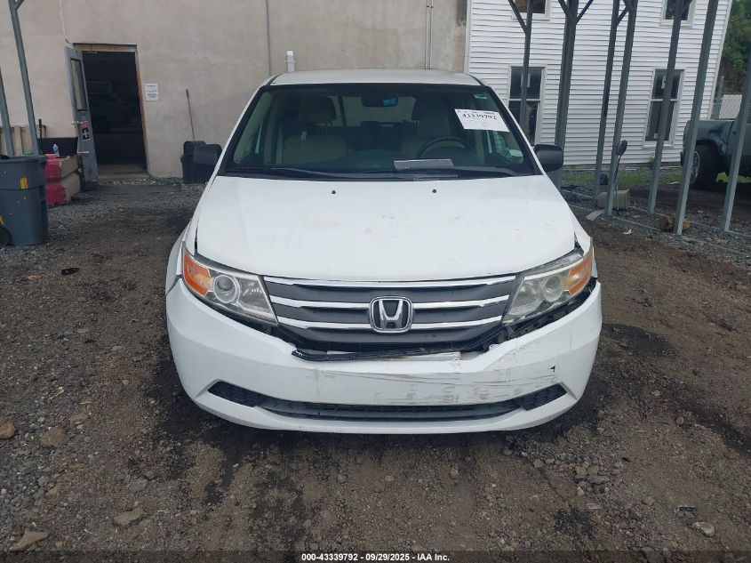 2011 Honda Odyssey Lx VIN: 5FNRL5H28BB028618 Lot: 43339792