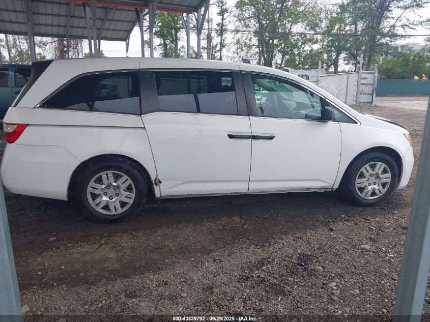2011 Honda Odyssey Lx VIN: 5FNRL5H28BB028618 Lot: 43339792