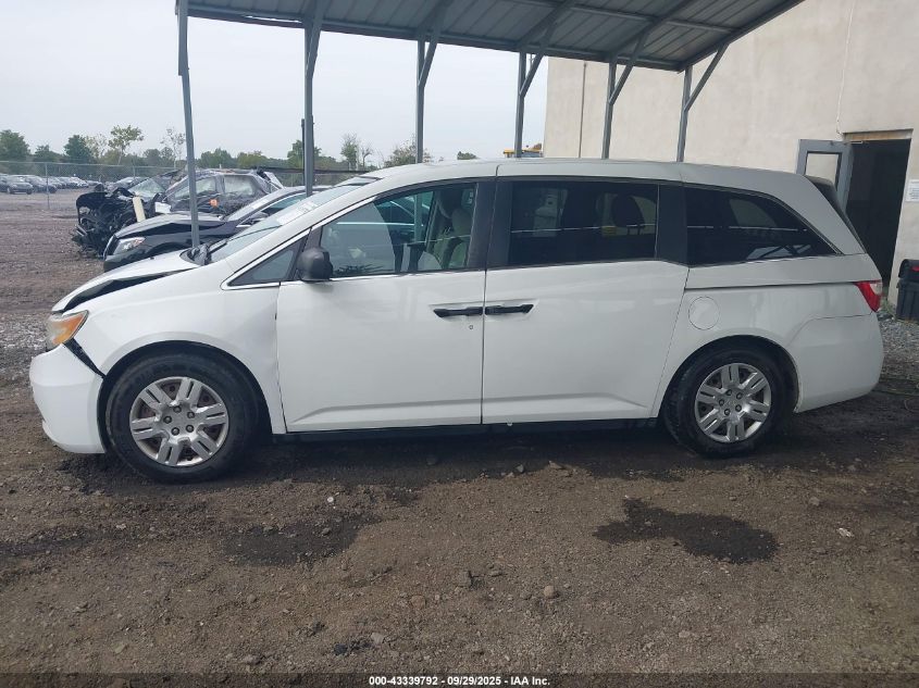 2011 Honda Odyssey Lx VIN: 5FNRL5H28BB028618 Lot: 43339792