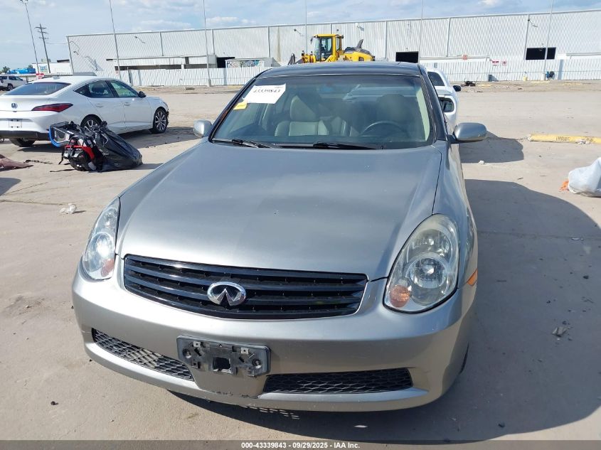2006 Infiniti G35 VIN: JNKCV51E76M513686 Lot: 43339843