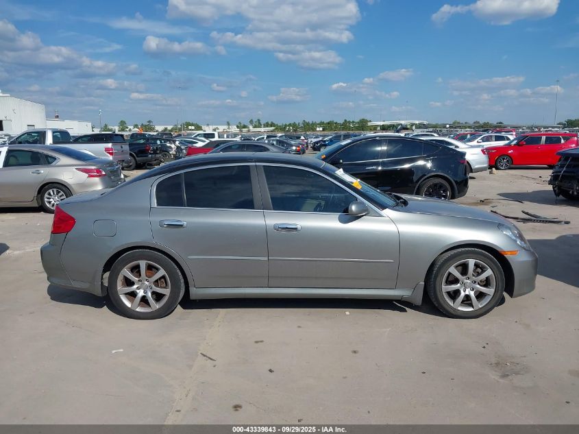 2006 Infiniti G35 VIN: JNKCV51E76M513686 Lot: 43339843