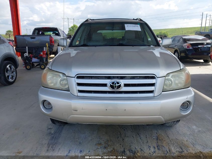 2004 Toyota Highlander V6 VIN: JTEDP21A940033502 Lot: 43339894
