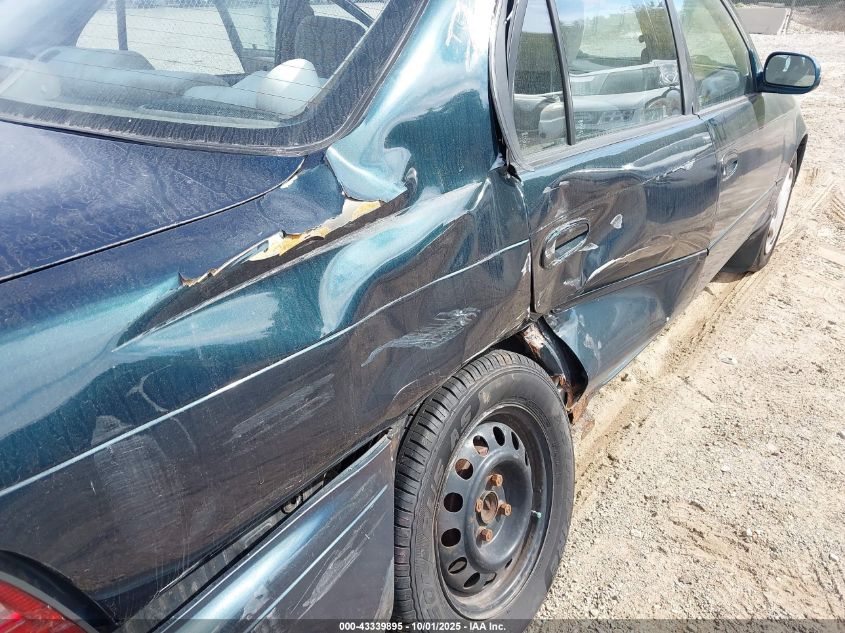 1997 Toyota Corolla Dx VIN: 1NXBB02E7VZ537486 Lot: 43339895