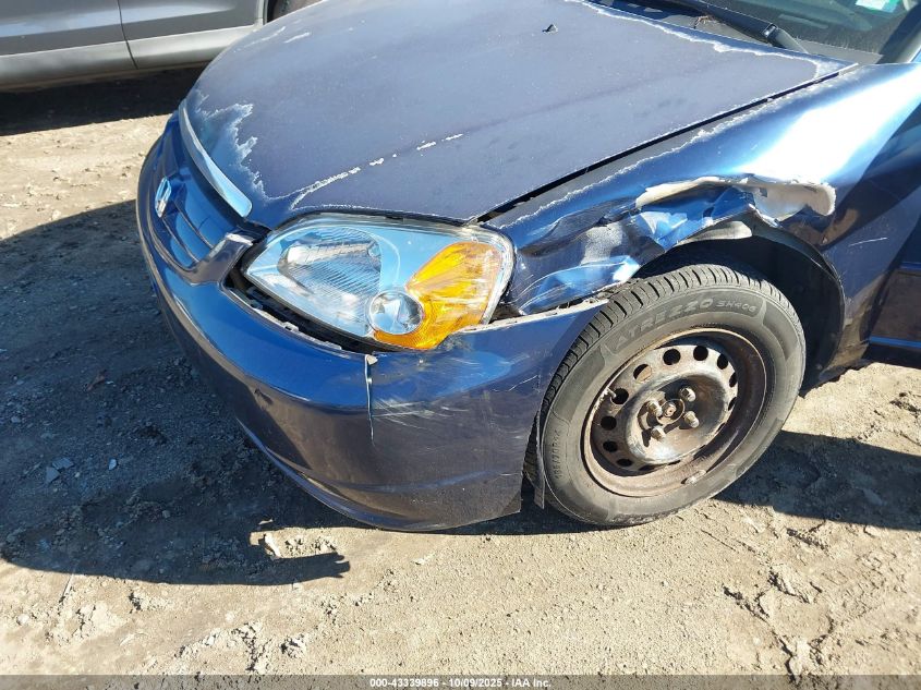 2003 Honda Civic Lx VIN: 2HGES15563H509411 Lot: 43339896