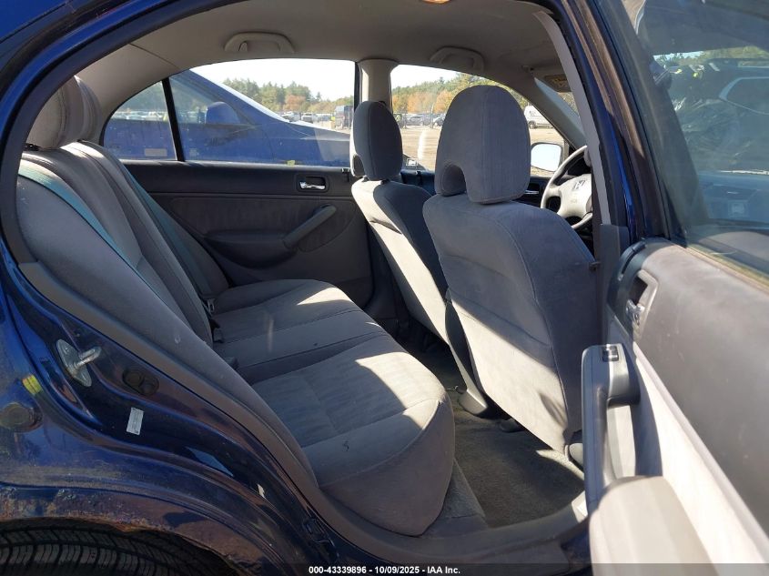 2003 Honda Civic Lx VIN: 2HGES15563H509411 Lot: 43339896