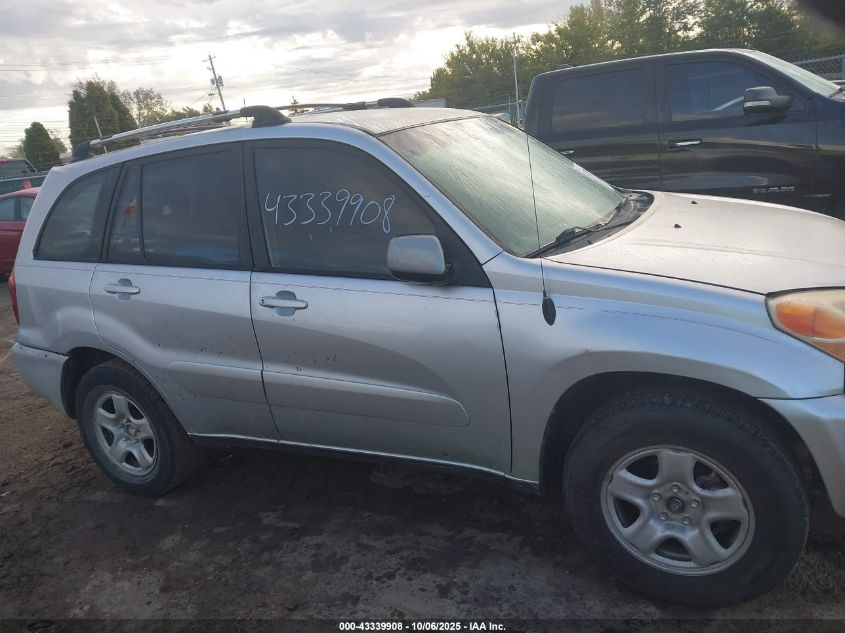 2004 Toyota Rav4 VIN: JTEGD20V040046245 Lot: 43339908