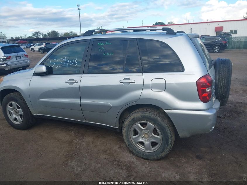 2004 Toyota Rav4 VIN: JTEGD20V040046245 Lot: 43339908