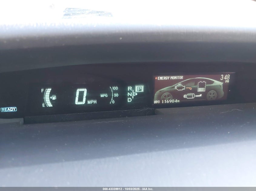 2013 TOYOTA PRIUS THREE JTDKN3DUXD1617480