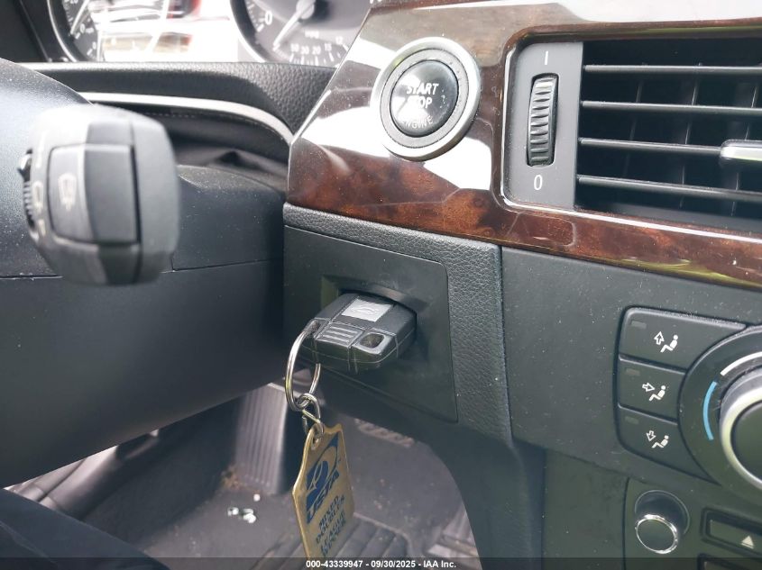 2011 BMW 328I VIN: WBAPH5G50BNM75334 Lot: 43339947