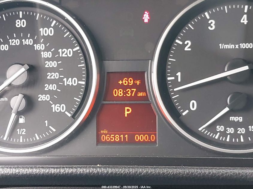 2011 BMW 328I VIN: WBAPH5G50BNM75334 Lot: 43339947