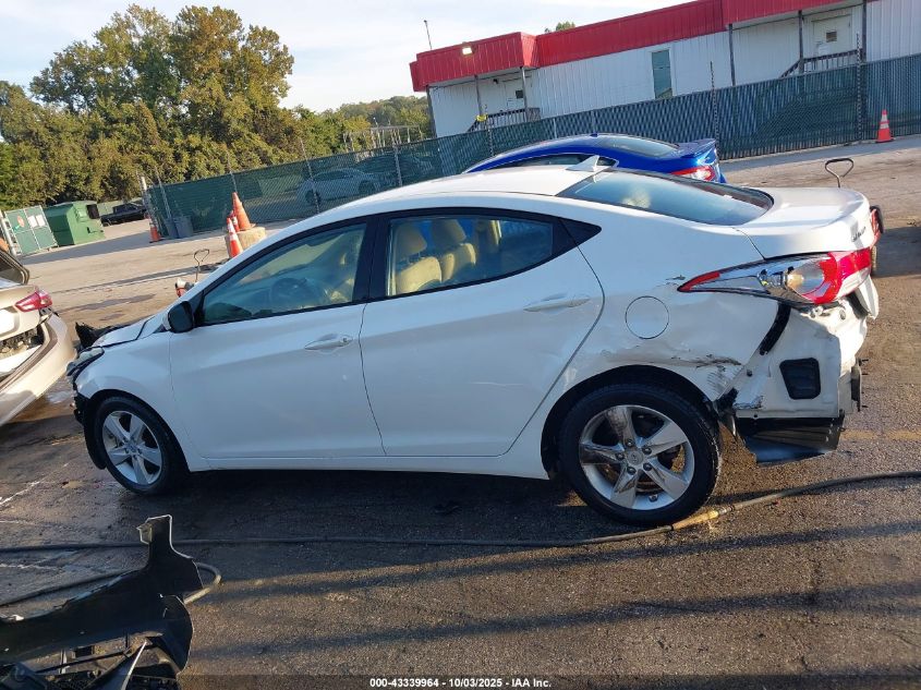 2013 Hyundai Elantra Gls VIN: 5NPDH4AE5DH451137 Lot: 43339964