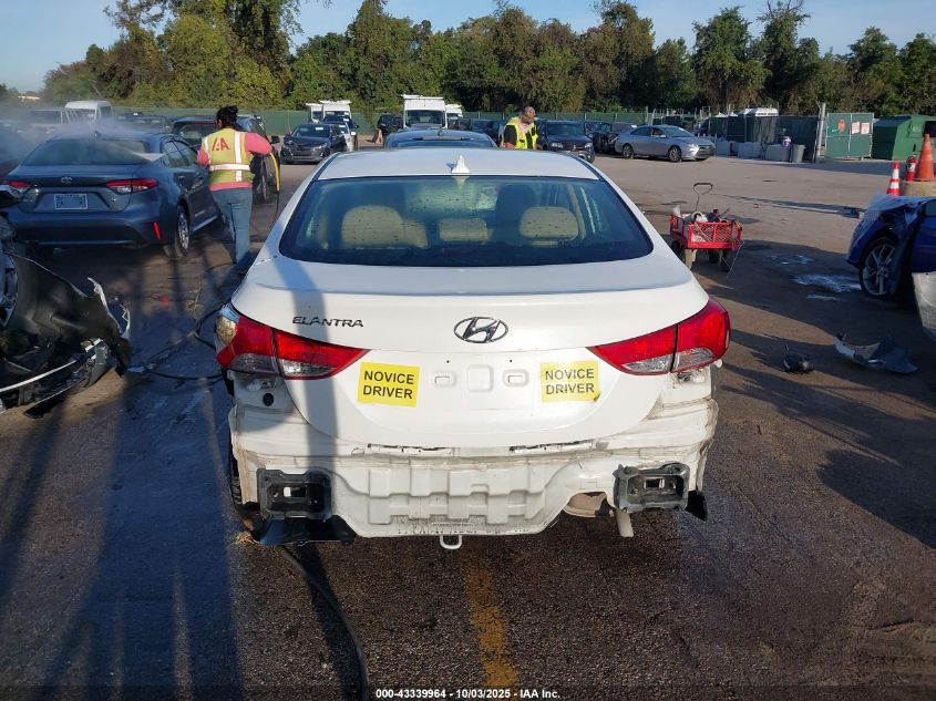 2013 Hyundai Elantra Gls VIN: 5NPDH4AE5DH451137 Lot: 43339964