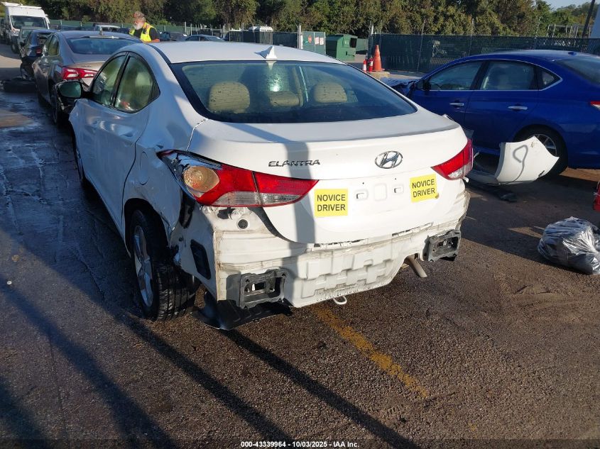 2013 Hyundai Elantra Gls VIN: 5NPDH4AE5DH451137 Lot: 43339964